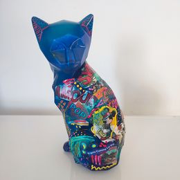Sculpture, Chat d'amour, Âme Sauvage