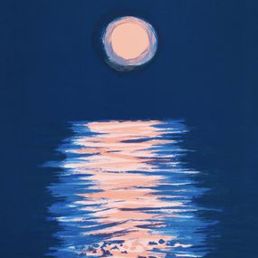 Print, Quiet Moon, Ann Craven