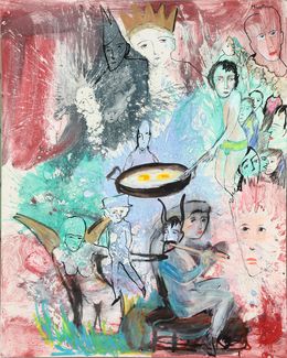 Painting, L'Elfe à l'Omelette, Zwy Milshtein
