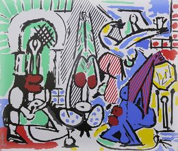 Painting, Hommage Picasso "Femmes D'Alger", Jean-Michel Gnidzaz