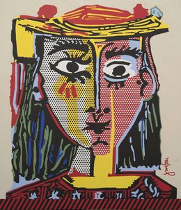 Painting, Hommage Picasso, Jean-Michel Gnidzaz