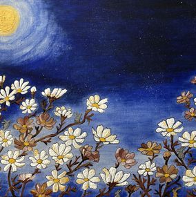 Gemälde, Autumn night out, Kako