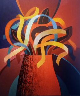 Peinture, Vase with ribbons, Strashevich Alexander