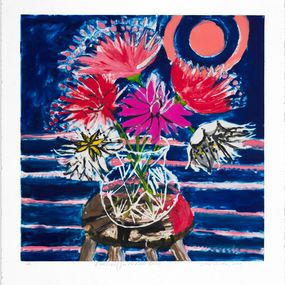 Print, Dahlia’s (For the Pink Moon), Ann Craven