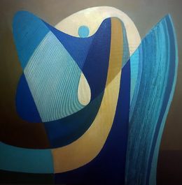 Peinture, Blue sculpture, Strashevich Alexander