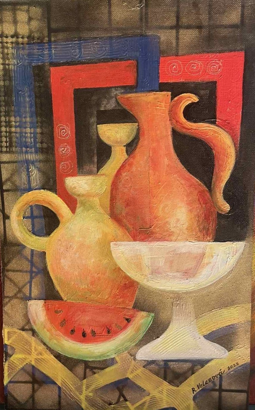 Ružena Velesová, Still life with Pumpkin Ružena Velesová, Still life with Pumpkin