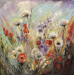 Peinture, Withered Dandelions, Ružena Velesová
