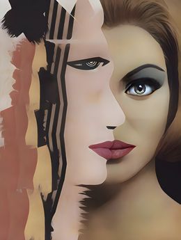 Print, “Striped Echoes of Another Gaze”, Sephora Venites