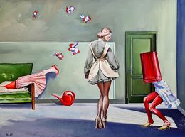 Pintura, Red watering can, Konovalov Igor