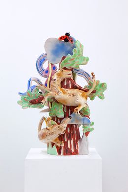 Sculpture, Daschund lyrics 2, Alexandre et Florentine Lamarche-Ovize