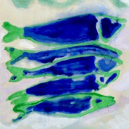 Pintura, Les poissons bleus, Laurence Leccia