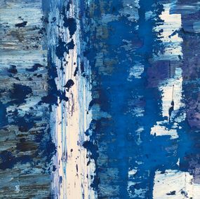 Peinture, Variation en bleu, Paul Landou