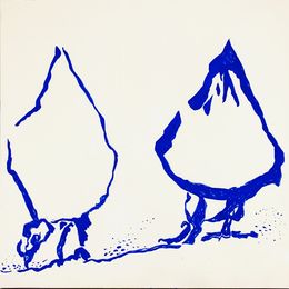 Pintura, Les poules bleues, Laurence Leccia