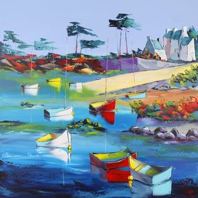 Gemälde, Escapade en Bretagne, Jean-Pierre Douchez