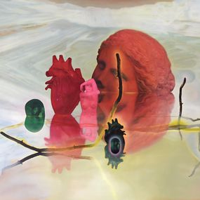 Peinture, Les formes combustibles #2, Erwann Tirilly