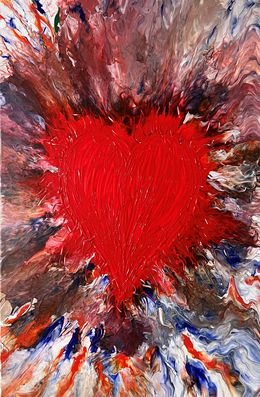 Gemälde, Passionate Heart, Monica Tangen