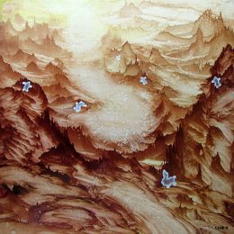 Painting, Once upon a time in Tibet part 8, Konovalov Igor