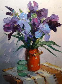 Gemälde, Irises, Boris Serdyuk