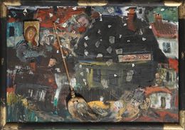 Painting, Le balais, Zwy Milshtein