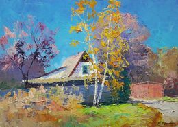 Painting, October day, Boris Serdyuk