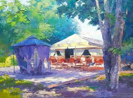 Gemälde, Caravan Cafe, Boris Serdyuk