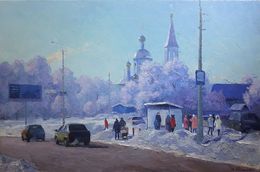 Gemälde, Kremenchug. Cossack stop, Boris Serdyuk