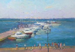Gemälde, Odessa Yachts, Boris Serdyuk