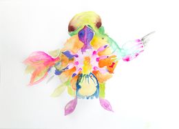 Painting, L'oiseau de Paradis, Isabelle Marie