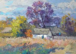 Gemälde, Autumn worries, Boris Serdyuk