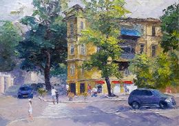 Painting, August in Odessa, Boris Serdyuk