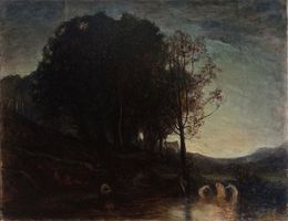 Gemälde, El baño de las Ninfas, Sebastian Martinez Fadic