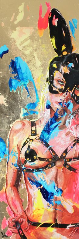 Peinture, Bunny girl, Nathalie Cubéro