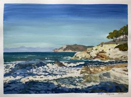 Gemälde, Mallorca coast, Nadezda Stupina