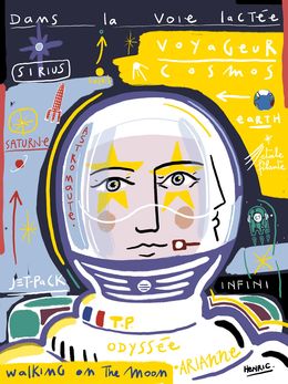 Print, Voyageur du cosmos - collection spéciale Grands Formats, Jean-Philippe Henric