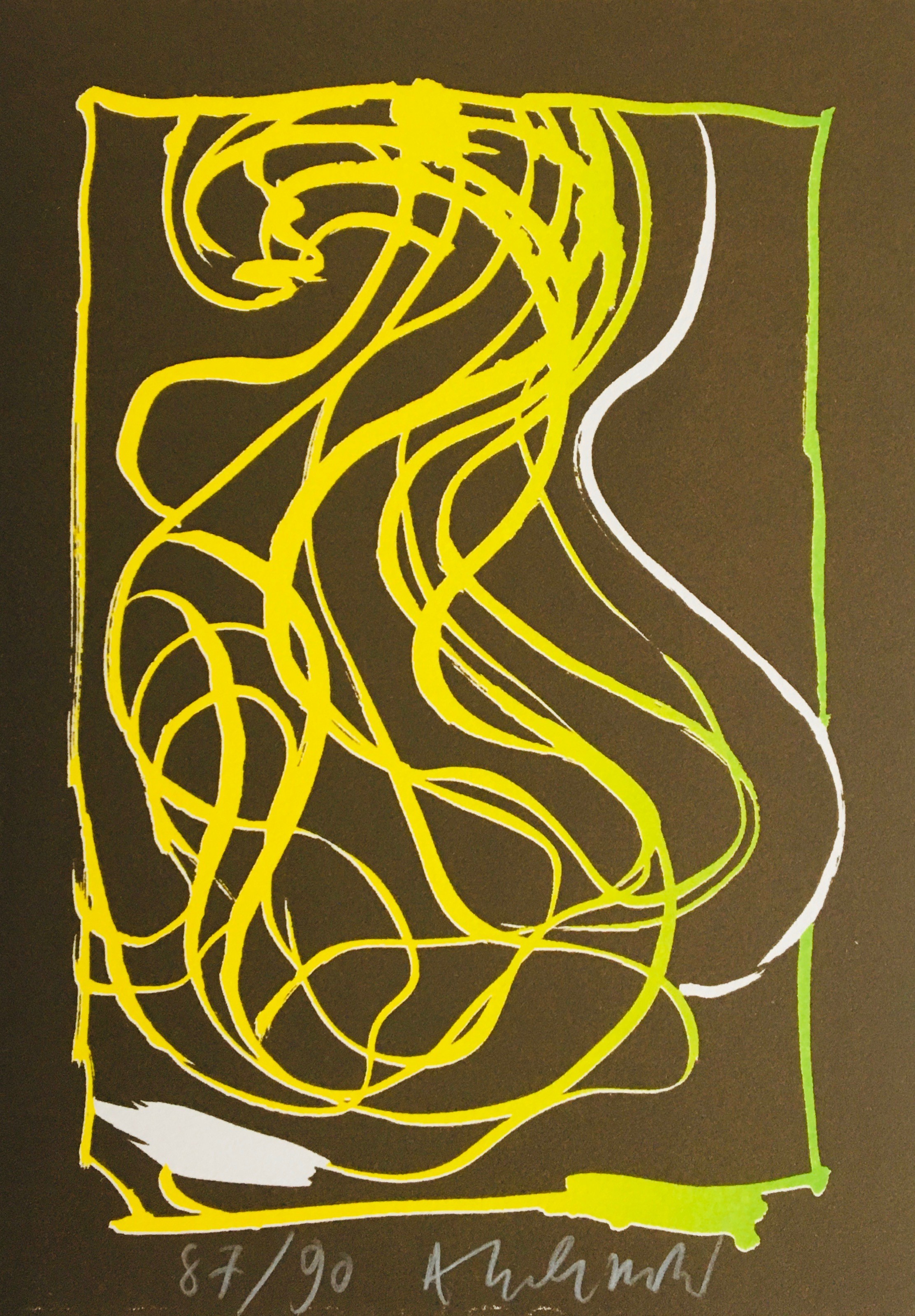 Pierre Alechinsky, Sans titre Pierre Alechinsky, Sans titre