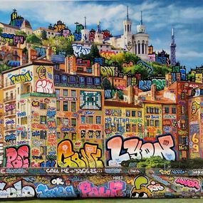 Gemälde, Lyon Feat Carotte, Maxime Blachère