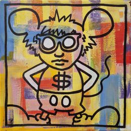 Gemälde, Andy Mouse, PyB