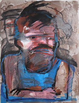 Painting, Le beau-père, Zwy Milshtein