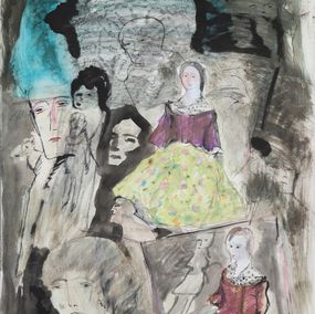 Gemälde, La reine mère, Zwy Milshtein