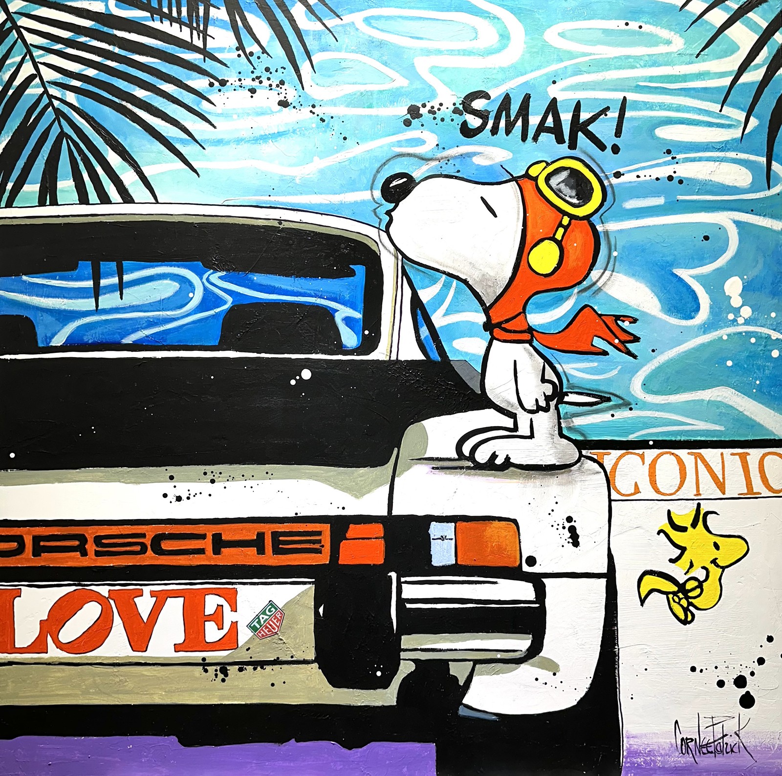 Patrick Cornée, Snoopy loves the party and Porsches Patrick Cornée, Snoopy loves the party and Porsches