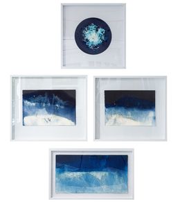 Photography, Set of 5 Cyanotype photograhs from the series Mareas, Paola Dávila