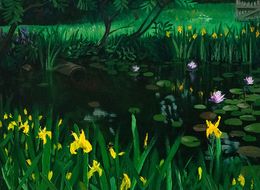 Gemälde, Mahone Bay Lilly Pond, Adam Gunn