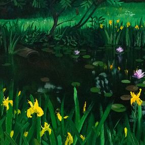 Gemälde, Mahone Bay Lilly Pond, Adam Gunn