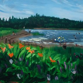Gemälde, MacCormacks Beach, Adam Gunn