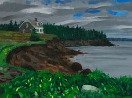 Gemälde, Looking Out from Kingsburg, Adam Gunn