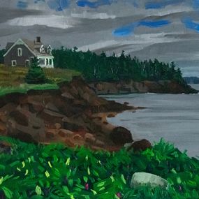 Gemälde, Looking Out from Kingsburg, Adam Gunn
