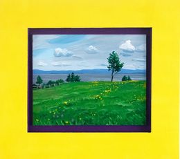 Gemälde, High Ground View in Caribou, Adam Gunn