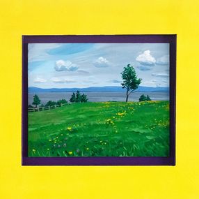 Gemälde, High Ground View in Caribou, Adam Gunn