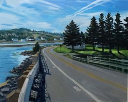 Gemälde, Around the Corner at Riverport, Adam Gunn
