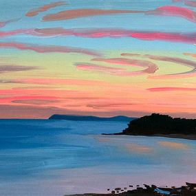 Peinture, Sunrise at Caribou, Adam Gunn
